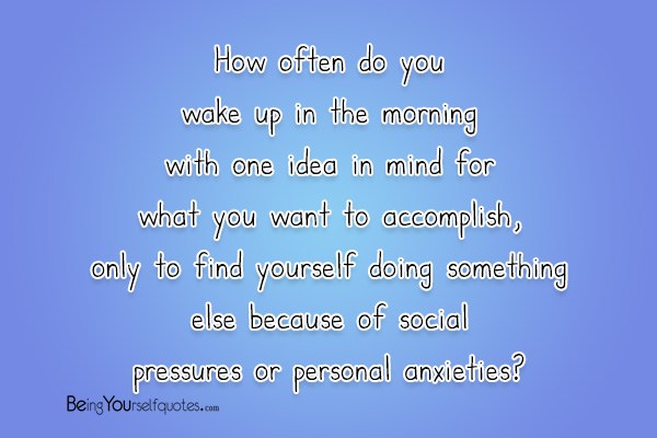 How often do you wake up in the morning with one