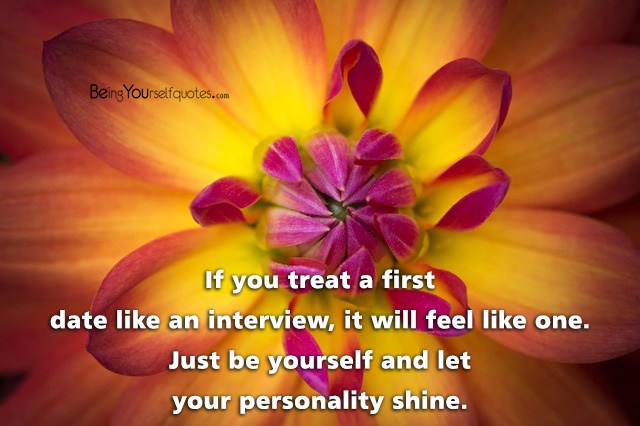 If you treat a first date like an interview