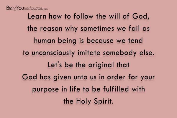 Learn how to follow the will of God