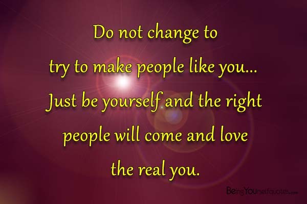 Do not change to try to make